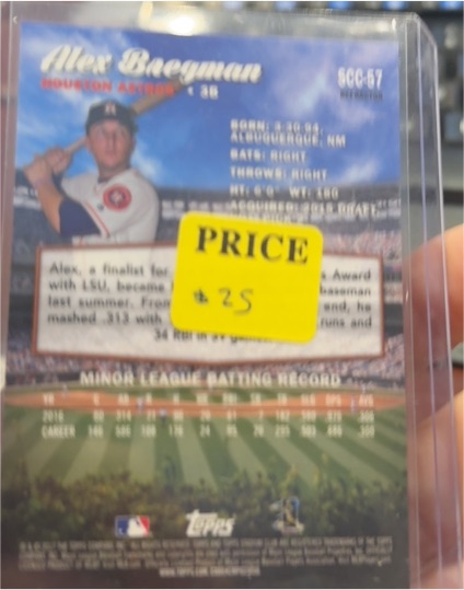 2016 Topps #67 Alex Bregman — front