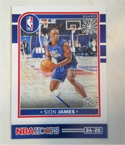 2024-25 Panini Haunted Hoops #20 Sion James — front