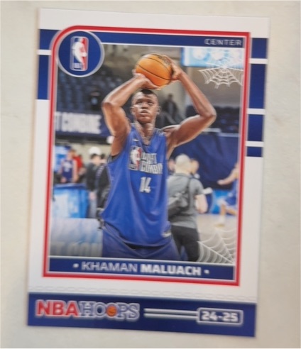 2024-25 Panini NBA Hoops Haunted Hoops #24-25 Khaman Maluach — front