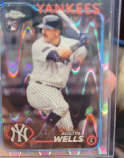 2024 Topps Chrome #281 Austin Wells — front