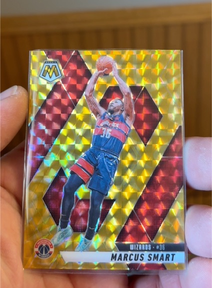 2019-20 Panini Mosaic #36 Marcus Smart — front