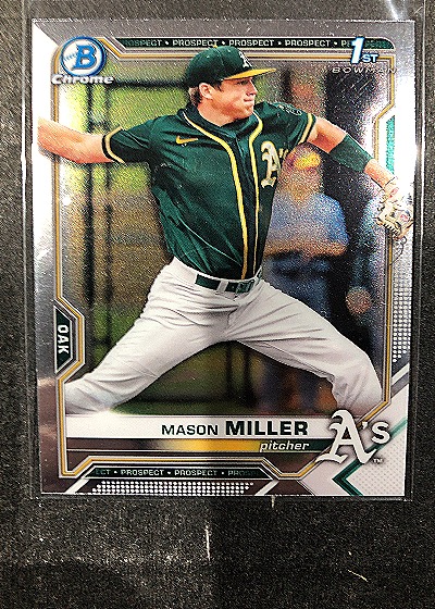 2021 Bowman Draft Chrome #BDC-85 Mason Miller — front