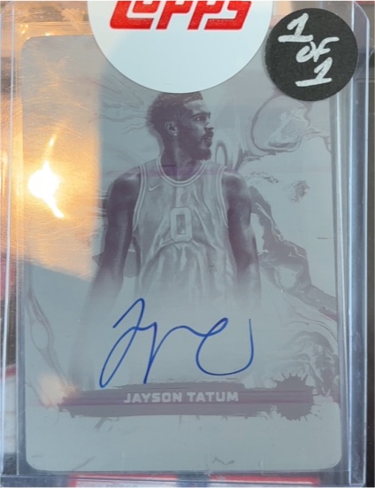 2024 Topps Motif Jayson Tatum #1/1 — front