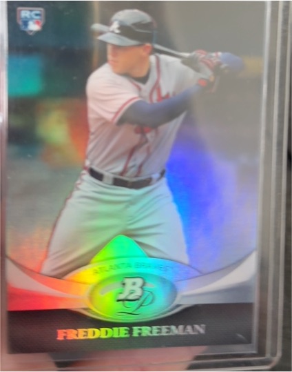 2011 Bowman Platinum #57 Freddie Freeman — front