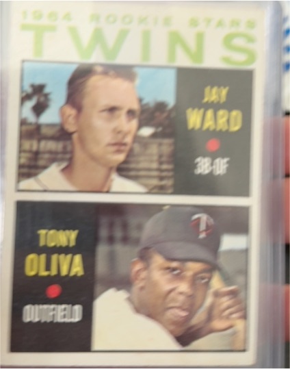 1964 Topps #116 Tony Oliva, Jay Ward — front