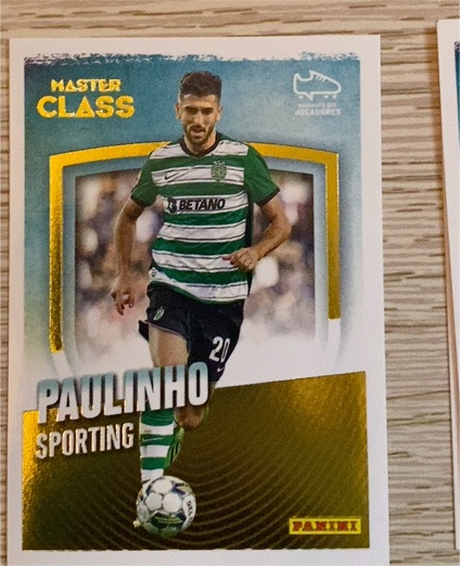 2022 Panini Liga Bwin Master Class Paulinho Sporting — front