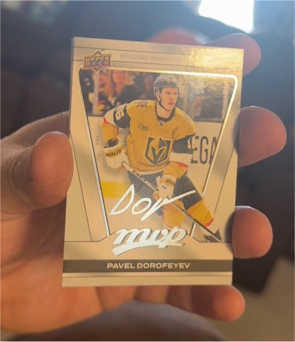 2025 Upper Deck MVP Pavel Dorofeyev — front