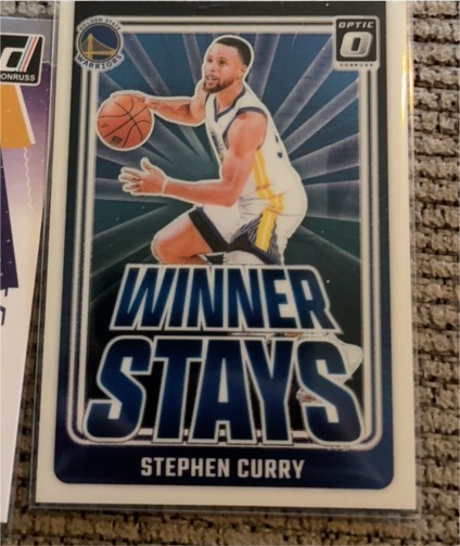 2024-25 Panini Donruss Optic #3 Stephen Curry Winner Stays — front