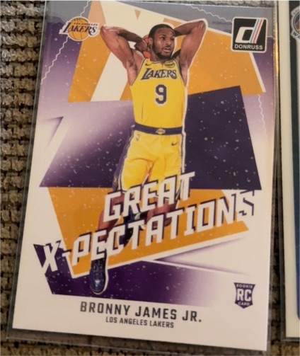 2024-25 Panini Donruss #14 Bronny James Jr. — front