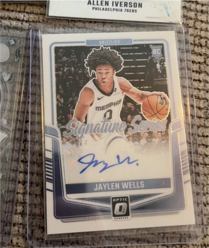 2024-25 Panini Donruss Optic Signature Series #SS-66 Jaylen Wells — front