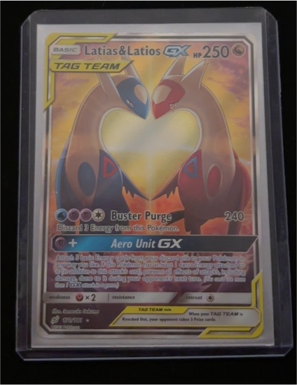 2019 Pokémon TCG #170 Latias & Latios GX — front