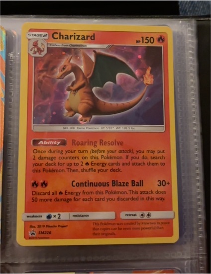 2019 Pokémon SM Black Star Promo #SM226 Charizard — front