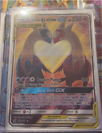 2018 Pokémon Sun & Moon Team Up #170/181 Latias & Latios GX — front