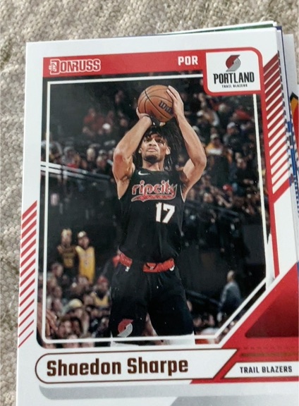 2024-25 Donruss #116 Shaedon Sharpe — front