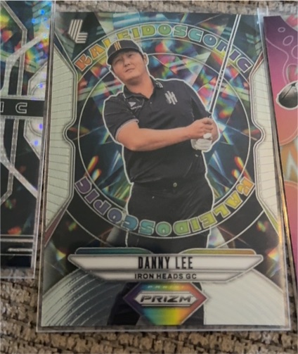 2025 Panini Prizm LIV Golf Kaleidoscopic Danny Lee Iron Heads GC — front