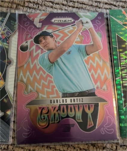 2025 Panini Prizm LIV Golf #7 Carlos Ortiz Groovy — front
