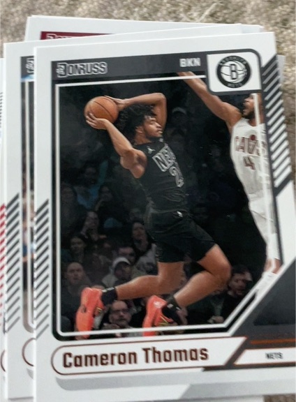 2024-25 Donruss #187 Cameron Thomas — front