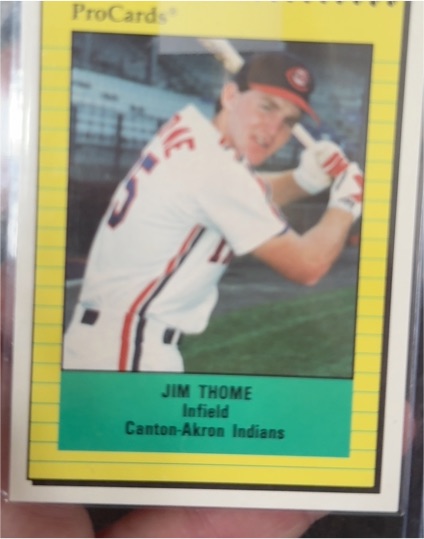 1991 ProCards Jim Thome Canton-Akron Indians — front