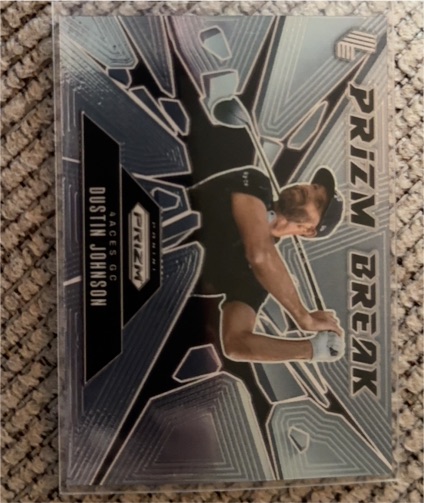 2024 Panini Prizm Prizm Break Dustin Johnson — front