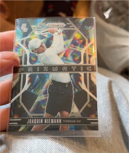 2025 Panini Prizm LIV Golf Prizmatic Joaquin Niemann Torque GC — front