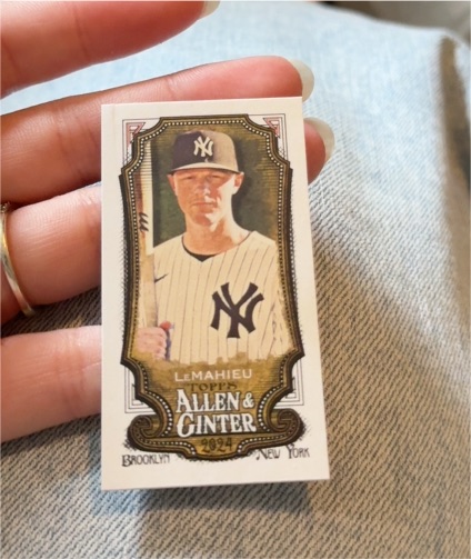 2024 Topps Allen & Ginter Mini #301 DJ LeMahieu — front