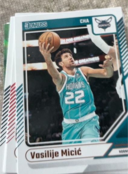 2024-25 Panini Donruss #162 Vasilije Micic Charlotte Hornets — front
