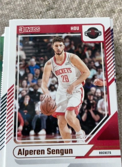2024-25 Donruss #120 Alperen Sengun Houston Rockets — front