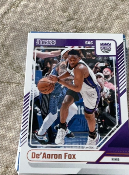 2024-25 Donruss Basketball #26 De'Aaron Fox — front