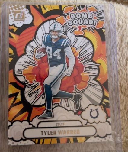2025 Panini Donruss Bomb Squad #BS-TWN Tyler Warren — front