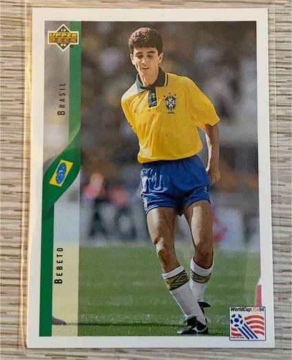 1994 Upper Deck World Cup #75 Bebeto — front