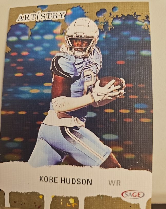 2025 SAGE Artistry #64 Kobe Hudson — front