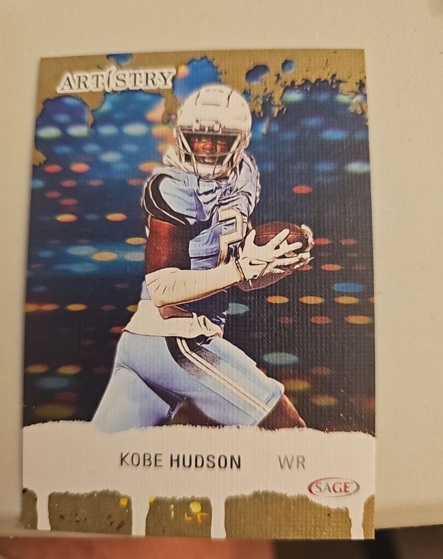 2025 SAGE Artistry #64 Kobe Hudson — front