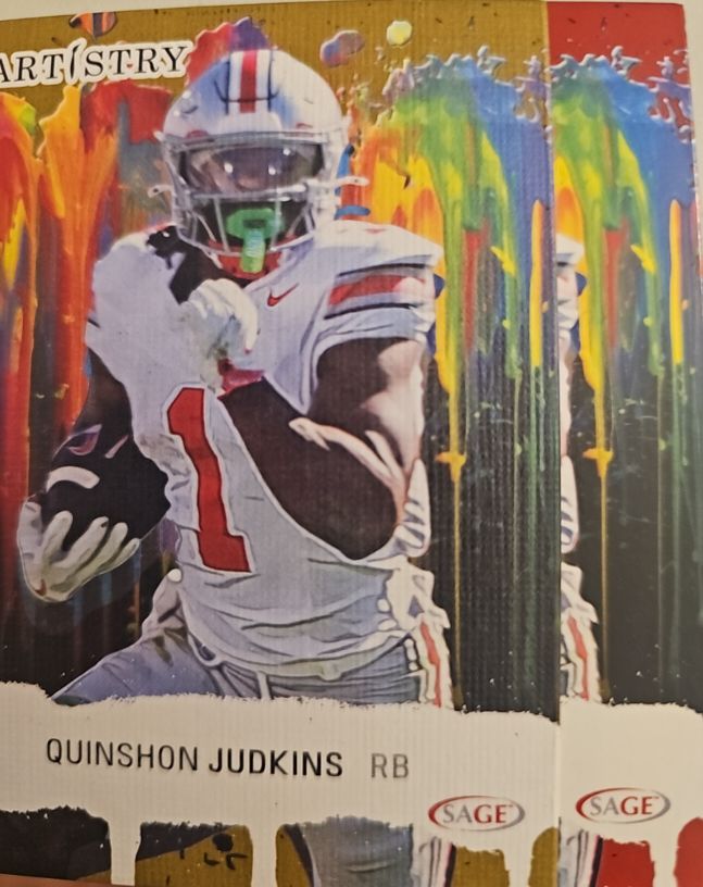2025 SAGE Artistry #14 Quinshon Judkins — front