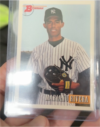 1993 Bowman #327 Mariano Rivera — front