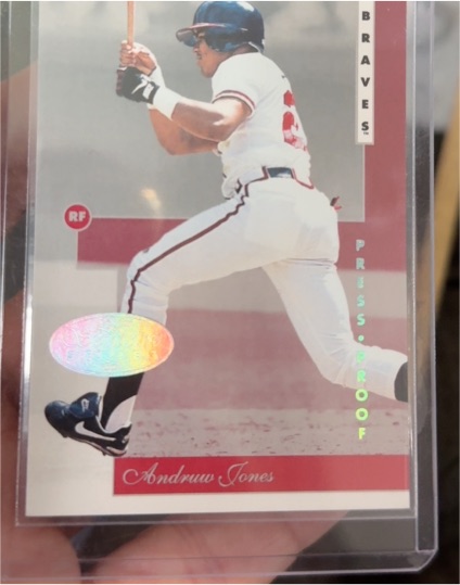 1996 Leaf Signature Series #101 Andruw Jones — front