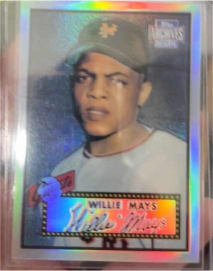 2001 Topps Archives Reserve #91 Willie Mays — front