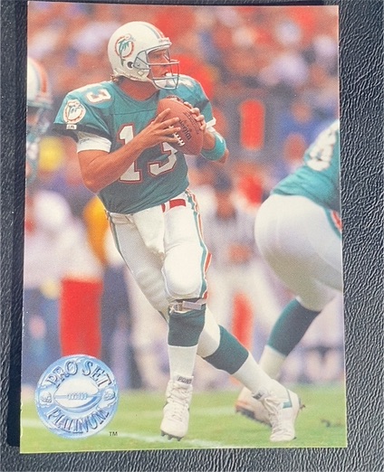 1991 Pro Set Platinum #62 Dan Marino — front