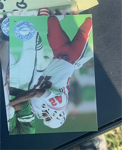 1991 Pro Set Platinum #199 Allen Pinkett Houston Oilers — front