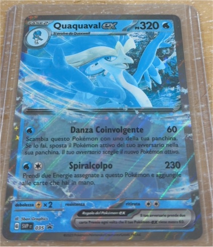 2023 Pokémon SV Promo #035 Quaquaval ex — front