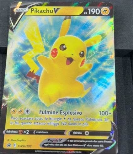 2022 Pokémon SWSH198 Pikachu V — front