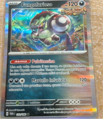 2023 Pokémon Paradox Rift #123 Fungofurioso — front