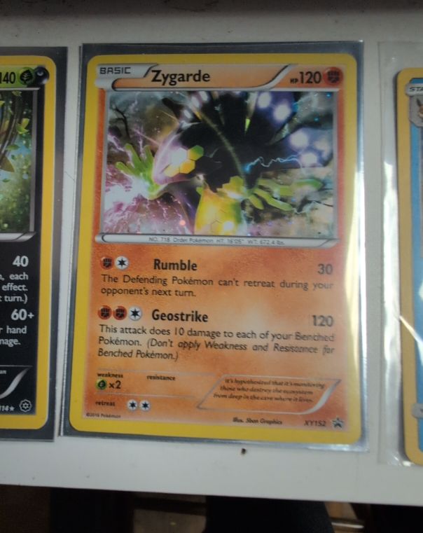 2016 Pokémon XY #XY152 Zygarde — front