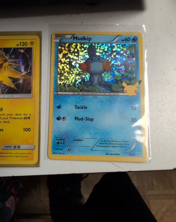 2021 Pokémon McDonald's 25th Anniversary #19 Mudkip — front