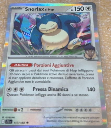 2023 Pokémon TCG SV09: Journey Together #117 Hop's Snorlax — front