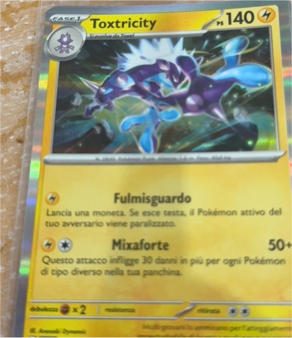 2023 Pokémon SV03: Obsidian Flames #72 Toxtricity — front
