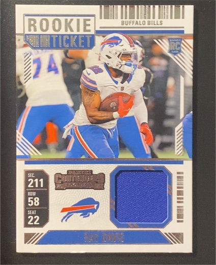 2024 Panini Contenders Rookie Ticket #RTS-RDS Ray Davis — front