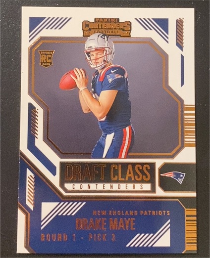 2024 Panini Contenders #3 Drake Maye Draft Class — front