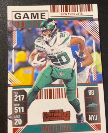 2024 Panini Contenders #76 Breece Hall — front