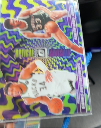 2024-25 Panini Donruss Optic Optical Illusions #5 David Robinson / Victor Wembanyama — front