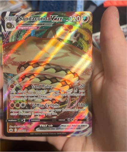 2021 Pokemon TCG Chilling Reign #090 Sandaconda VMAX — front